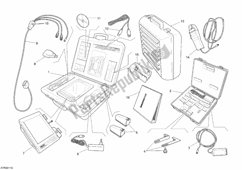 Tutte le parti per il Controllare I Dds Dello Strumento del Ducati Superbike 749 Dark 2006